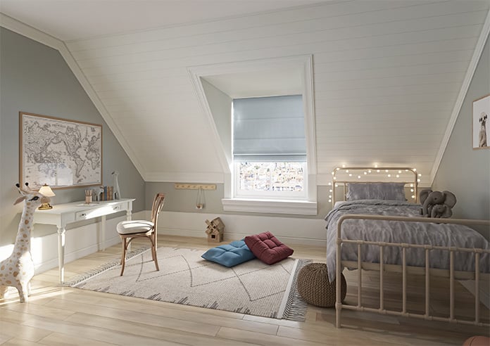 Mermaid, Abalone - Motorised Roman Blind - Image 6